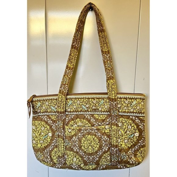 Vera Bradley Handbags - Vera Bradley Double Handle Shoulder Bag-Sittin In A Tree Print-EUC